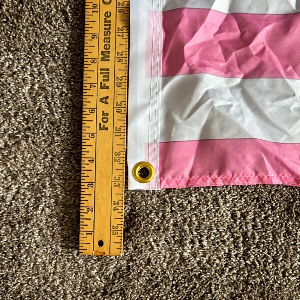 The Rookie Tim Bradford Patriotic Pink and White Flag